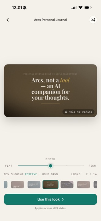 Arcs Style in light mode